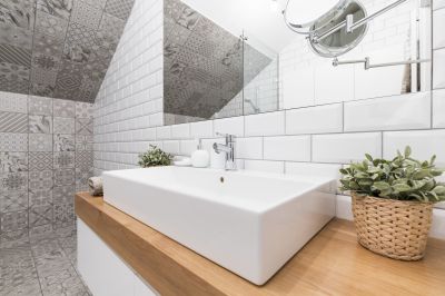 Contemporary Bathroom Flooring